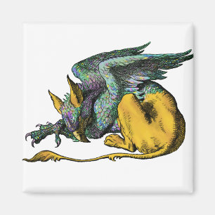 Imán Gryphon - azul: