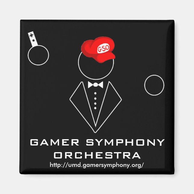 Imán GSO Black Magnet Square (Frente)