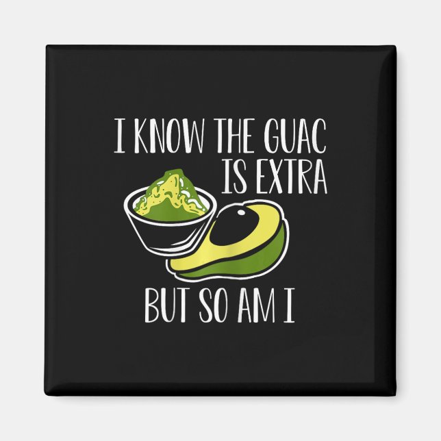 Imán Guacamole Aguacado Cinco De Mayo (Frente)