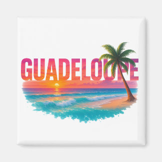 Imán Guadeloupe Coucher de Soleil Tropical 