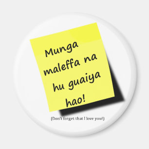 Imán ¡Guaiya hao del na HU del maleffa de Munga! - en