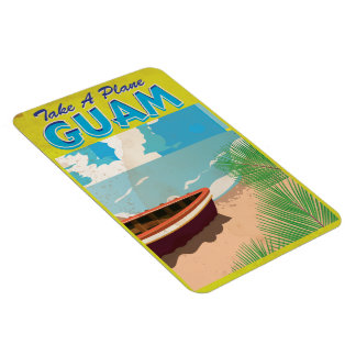 Imán Guam Vintage Travel Poster