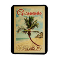 Guanacaste Magnet Palm Tree Vintage Travel