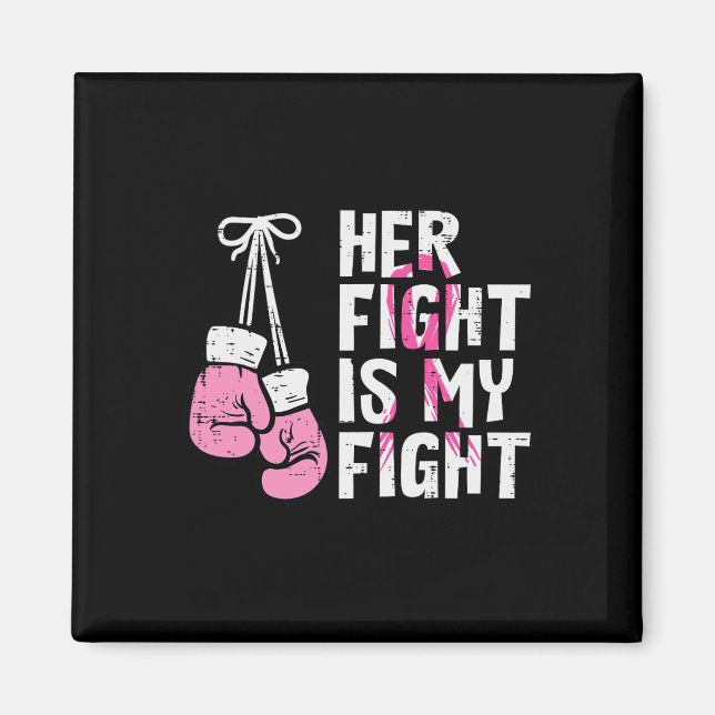 Imán Guantes de boxeo de cáncer en su lucha contra las  (Frente)