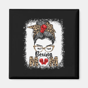 Imán Guantes de boxeo divertidos, mamá de boxeo de bola