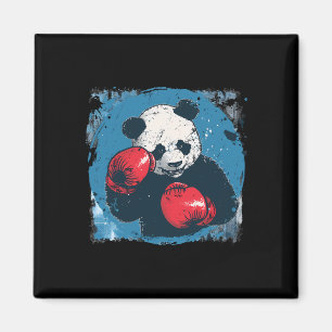 Imán Guantes de boxeo para amantes del boxeo panda Kick
