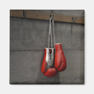 Imán Guantes de boxeo que cuelgan en sitio del cambio
