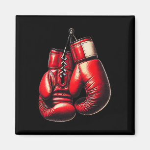 Imán Guantes de boxeo Rojo Boxeo Deportivo Kickboxing