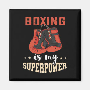 Imán Guantes de boxeo superpotentes Boxeador Kickboxer