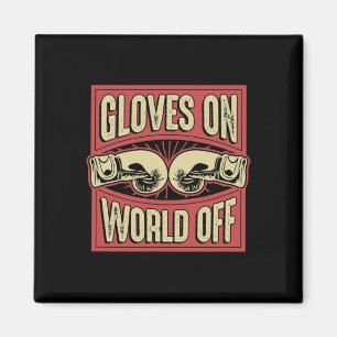 Imán Guantes En Un Mundo Divertido De Kickboxing Boxeo