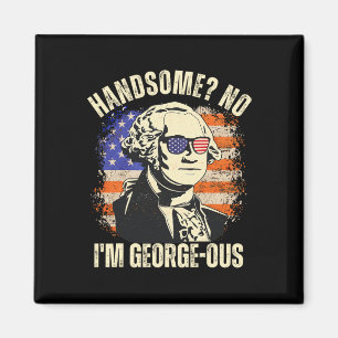 Imán Guapo No soy Georgeous George Washington 4 de