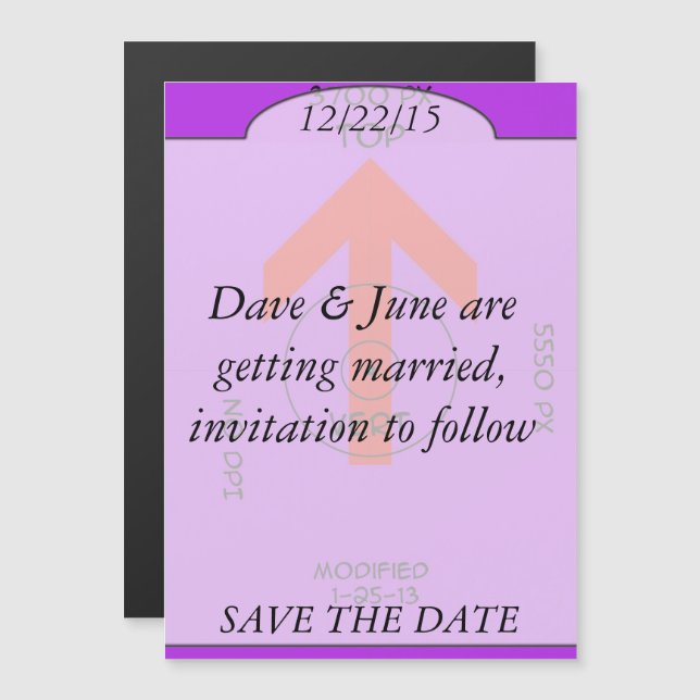 imán - guarda la fecha - vertical (Anverso/Reverso)