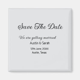 Imán Guardar el análisis de fecha sitio web del boda QR