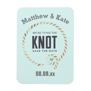 Imán Guardar el Personalizado de estilo de Knot de fech