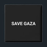 Imán Guardar el texto de personalizado blanco negro de<br><div class="desc">Salven el texto personalizado blanco y negro de Gaza simple imán minimalista moderno elegante. Personalizable completo de texto blanco, o simplemente puede borrarlo, sobre fondo de color sólido negro. Los colores son editables. Muestra tu apoyo a Gaza. Compruebe el resto de la colección para obtener elementos más coordinados y coincidentes....</div>