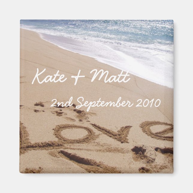 Imán Guardar la fecha (Frente)