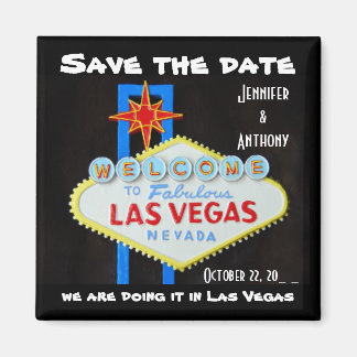 Imán Guardar la fecha Boda de Las Vegas