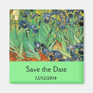 Imán Guardar la fecha, Vincent van Gogh, Irises