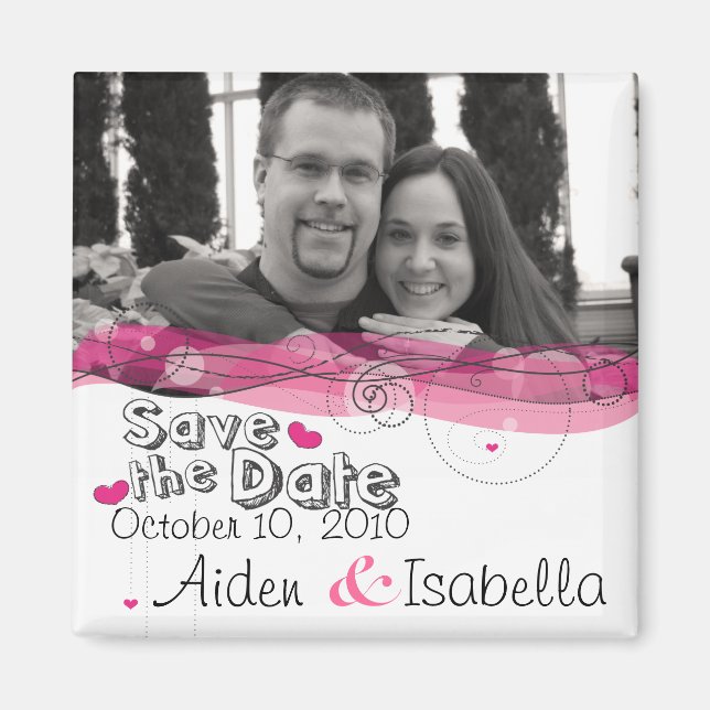 Imán Guardar los imanes de fecha (Frente)