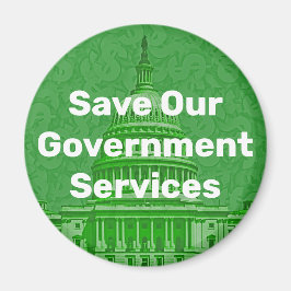 Imán Guardar nuestros servicios gubernamentales