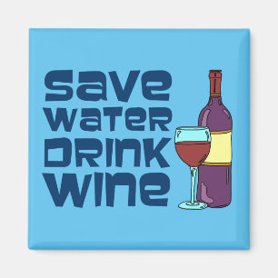 Imán Guardar vino para beber agua