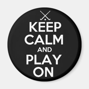 Imán Guarde el hockey hierba de la calma y del juego