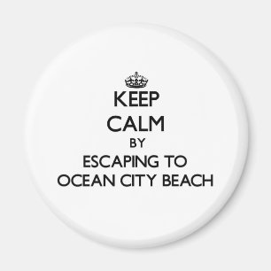 Imán Guarde la calma escapándose a la playa Maryland d