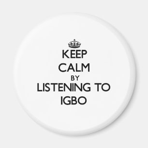 Imán Guarde la calma escuchando el IGBO
