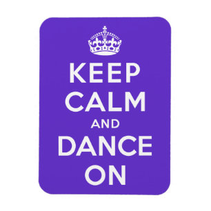 Imán Guarde la calma y baile encendido