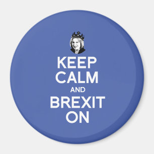 Imán Guarde la calma y Brexit en Teresa puede -- -