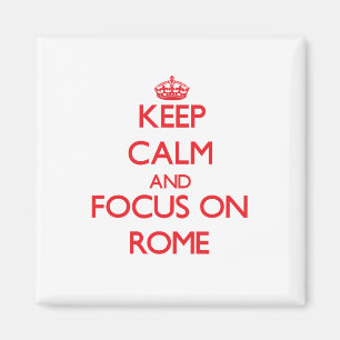 Imán Guarde la calma y el foco en Roma