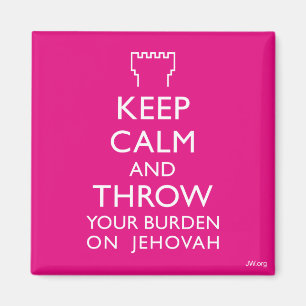 Imán Guarde la calma y lance su carga en Jehová