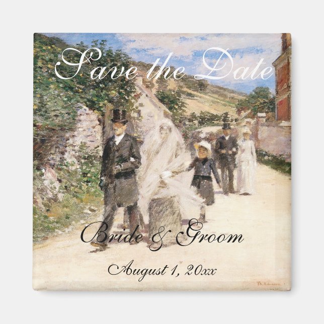 Imán ¡Guarden la fecha! La Marcha Nupcial de Robinson (Frente)