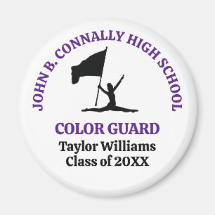 Imán Guardia de Color Personalizada de Escuela Secundar