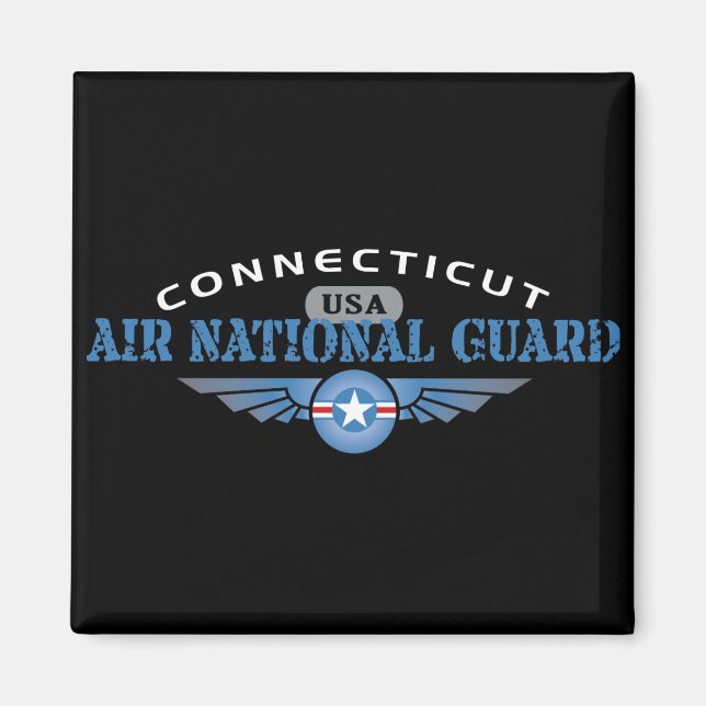 Imán Guardia Nacional del Aire de Connecticut (Frente)