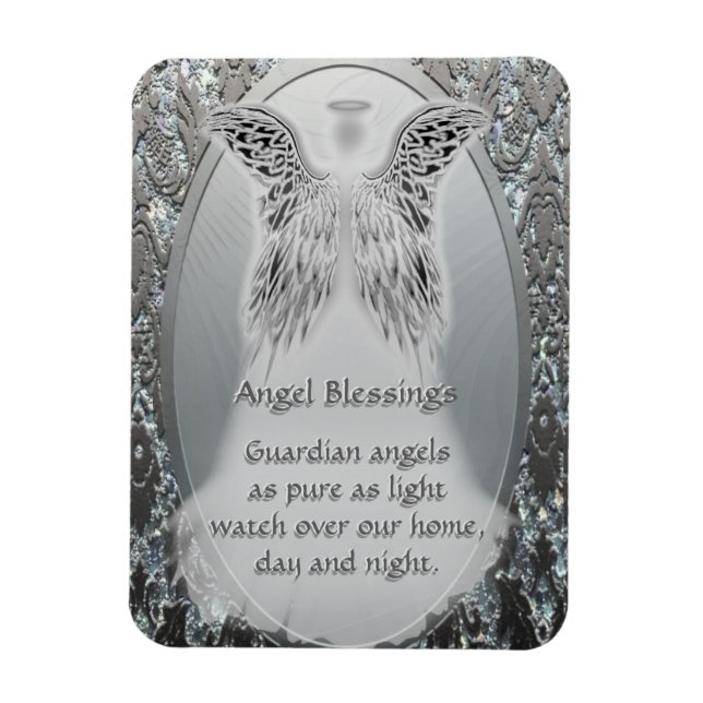 Imán Guardian Angel Blessings (Vertical)