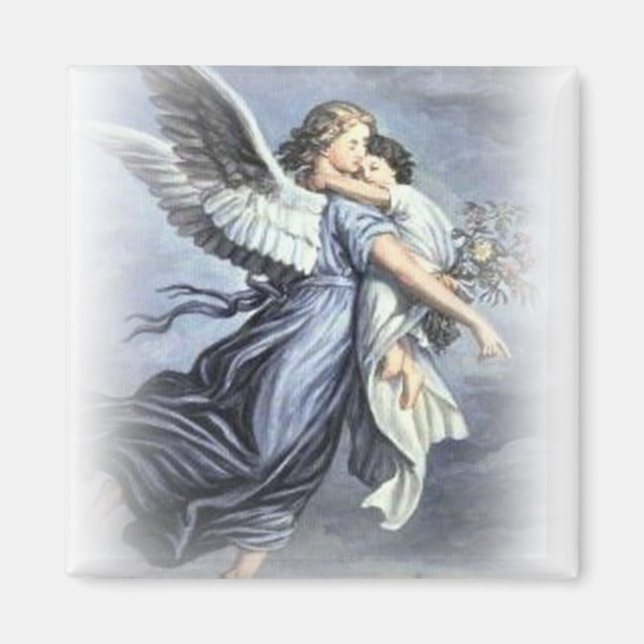 Imán Guardián de niños Angel (Frente)