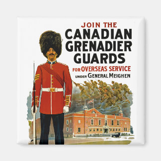 Imán Guardias de granadero de Canadá