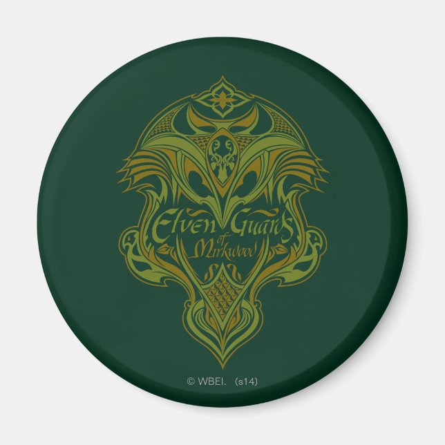 Imán Guardias electos del icono Escudo de Mirkwood (Frente)