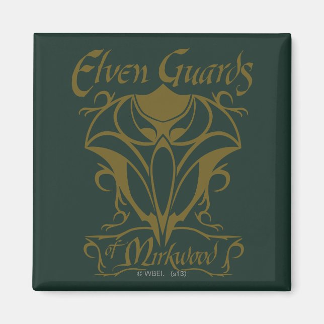 Imán Guardias elfos del nombre de Mirkwood (Frente)