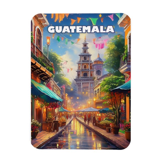 Imán Guatemala Ciudad, entre volcans et mémoire vivante (Vertical)