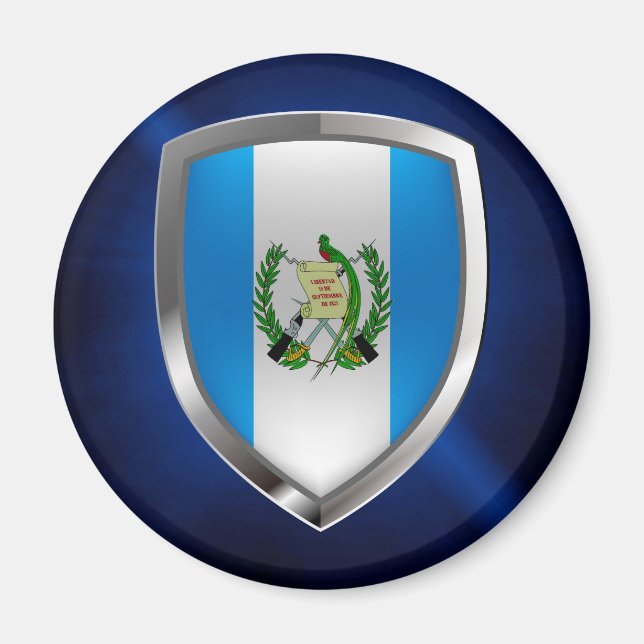 Imán Guatemala Mettalic Emblem (Frente)