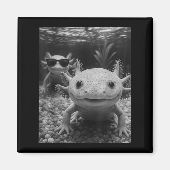 Imán Guay Axolotl Selfie (Frente)