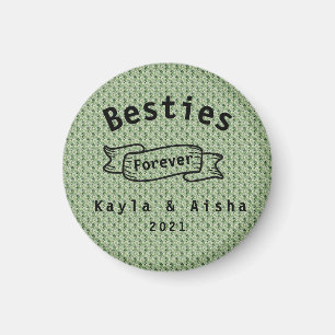 Imán Guay BFF Best Friends Green Bestis para siempre
