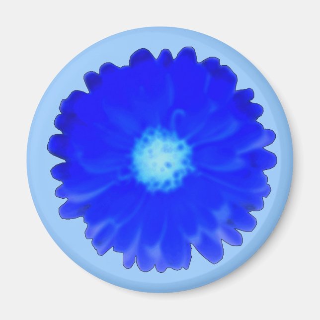 Imán Guay Blue Marigold Magnet (Frente)