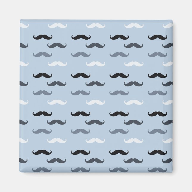Imán Guay Blue Mustaches (Frente)