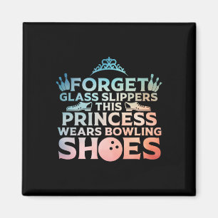 Imán Guay Bowling Art Para Mujeres Chicas Kids Bowler T