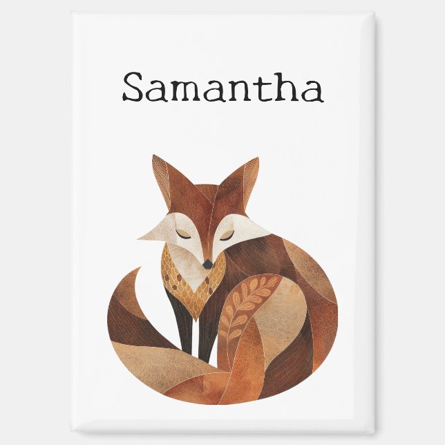 Imán Guay Brown Cream Naranja Fox (Anverso)