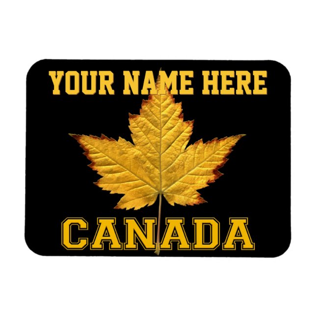 Imán Guay Canada Fridge Magnet Canada Souvenir Magnates (Horizontal)