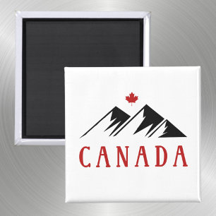 Imán Guay Canada Monta hojas de arce canadienses